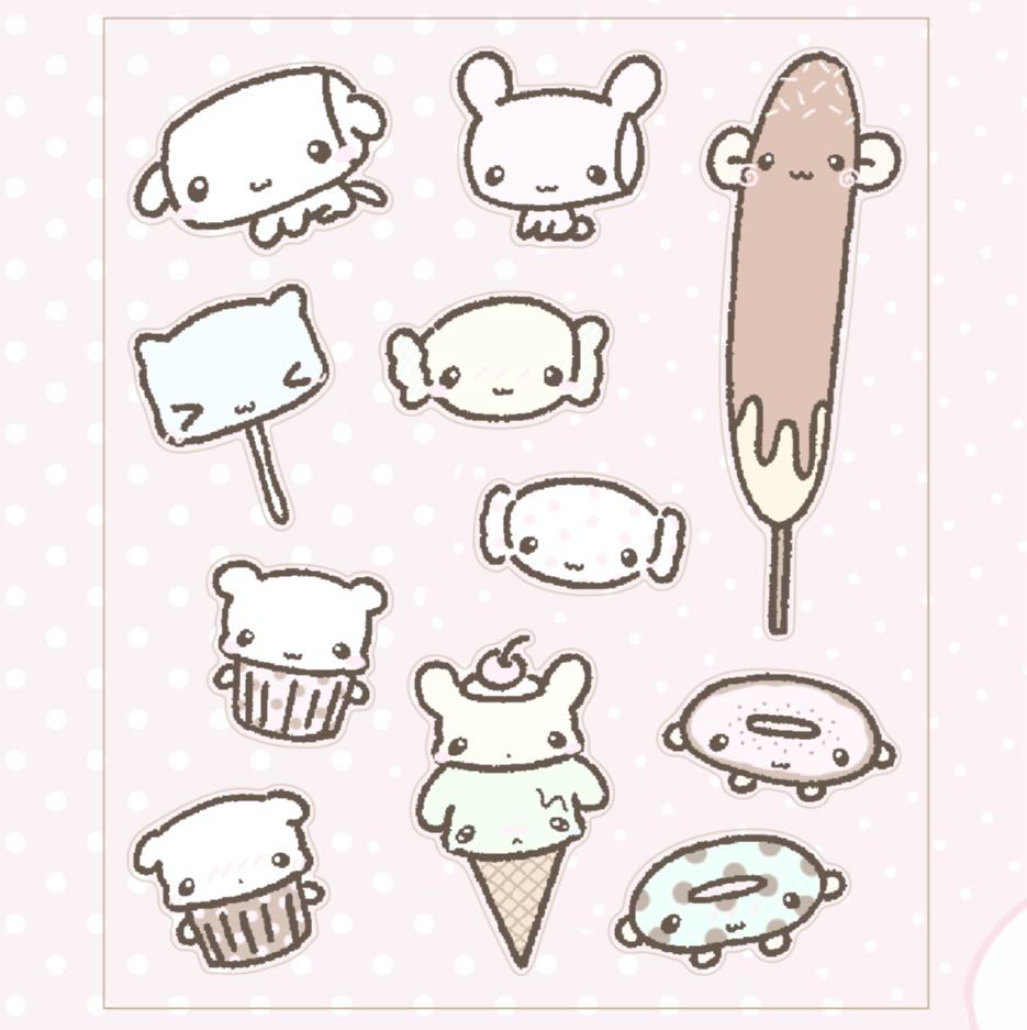 Moe Recipe Sweets Party Sticker