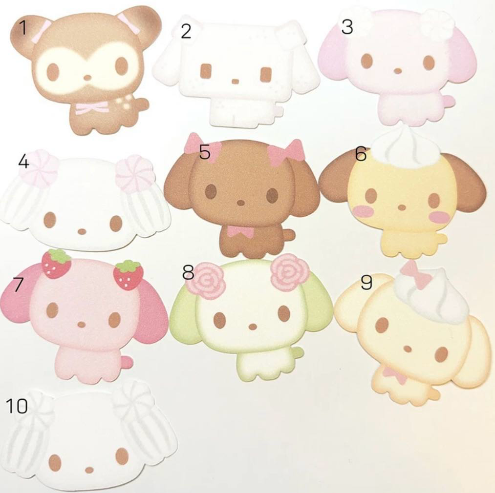 Slow Stuff Puppy Single Sticker Sheet