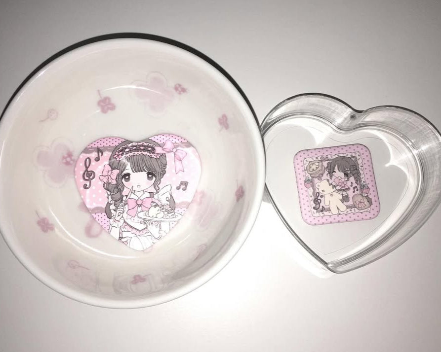 Milky Hearts Chocolate Bear Badge
