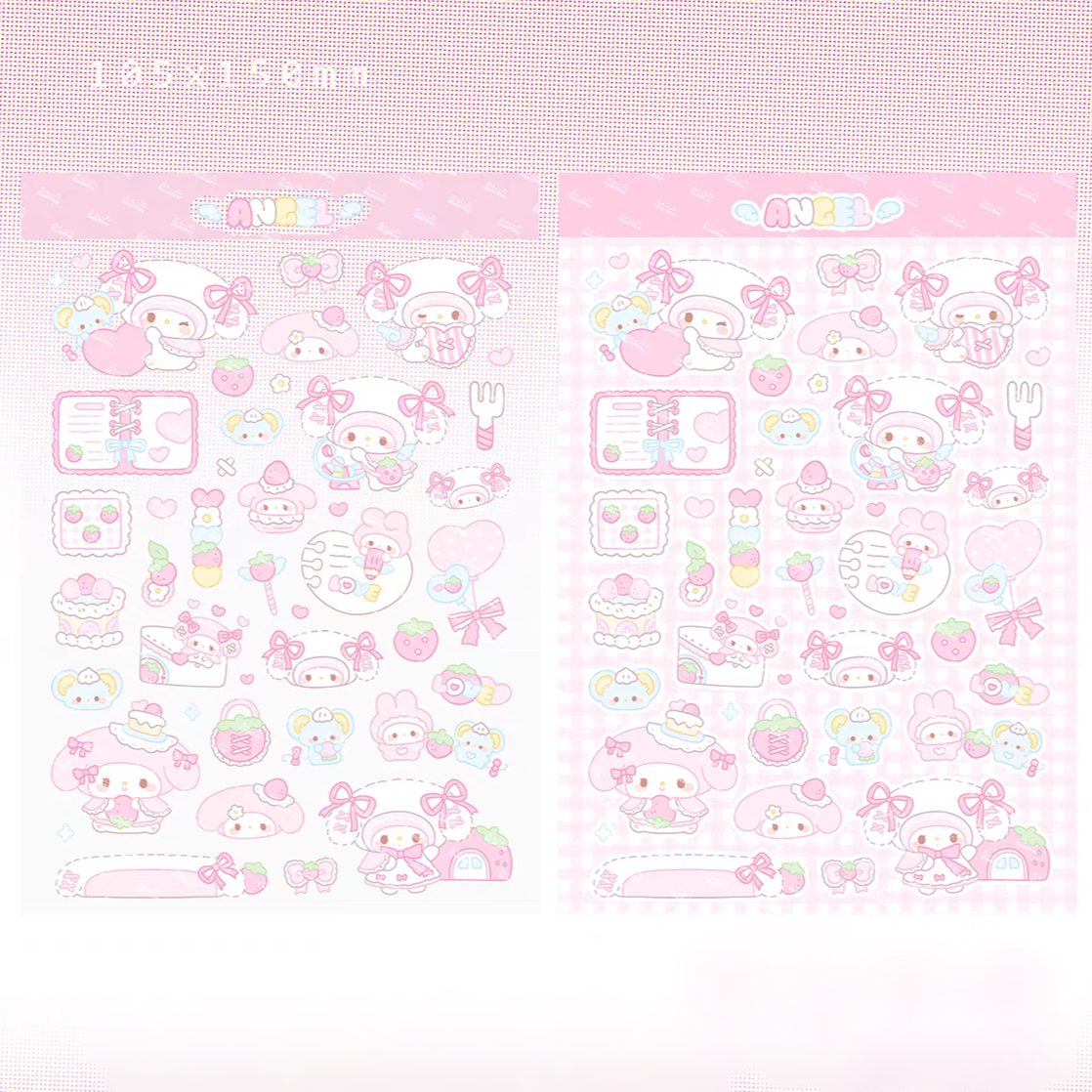 Strawberry Cake My Melody Sticker
