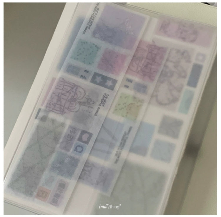 Botanical Garden Kiss Cut Masking Tape Sample