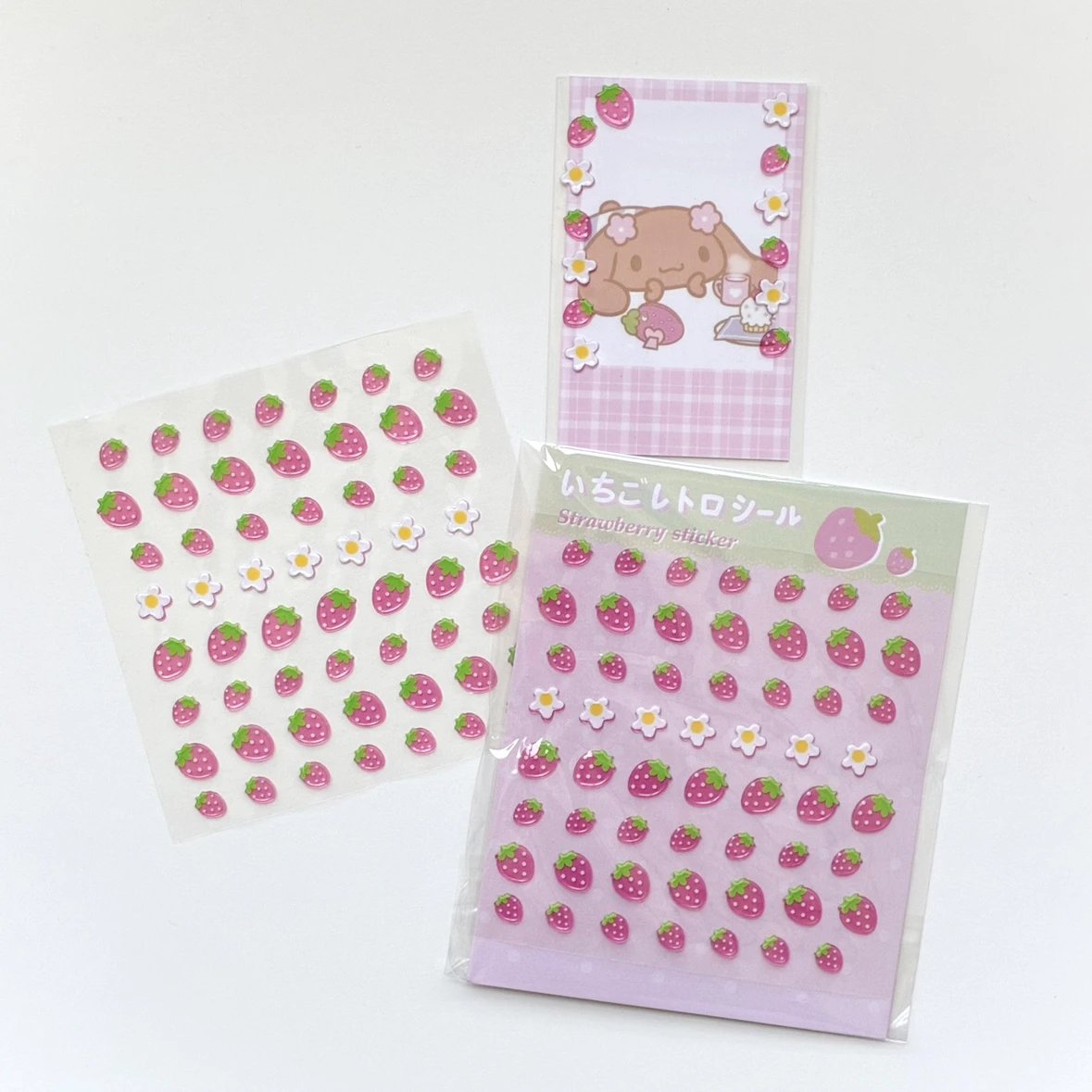 Byfufu Strwaberrry Resin Sticker