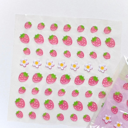 Byfufu Strwaberrry Resin Sticker