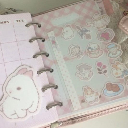 Tanpopo Bunny Afternoom Tea Sticker