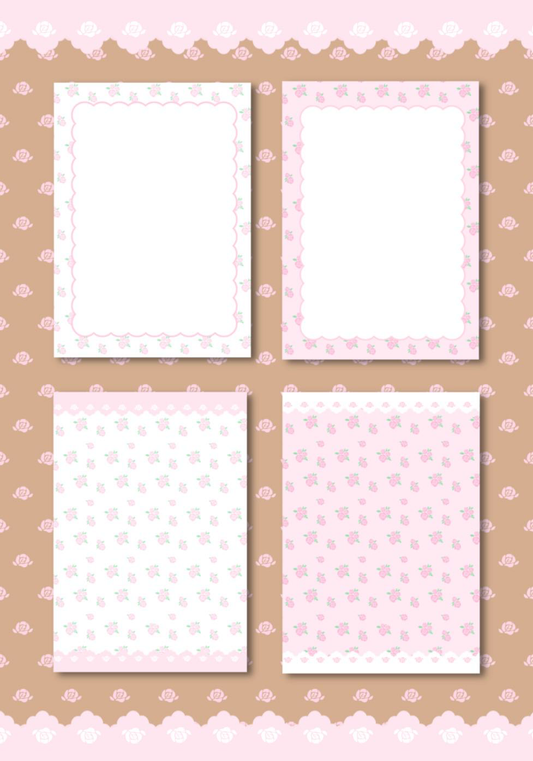 M5/A7 Rose Lace Refill Page