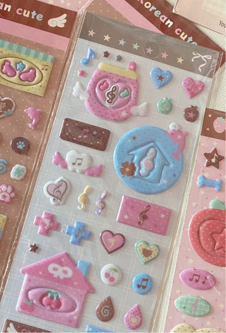 Animal Frame Puffy Sticker