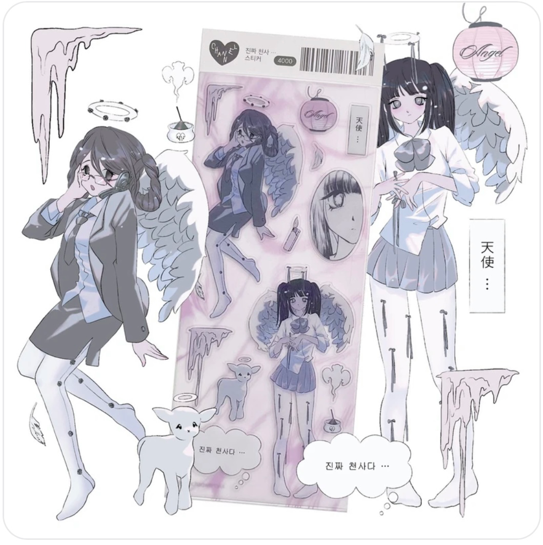 Channel Angel Sticker