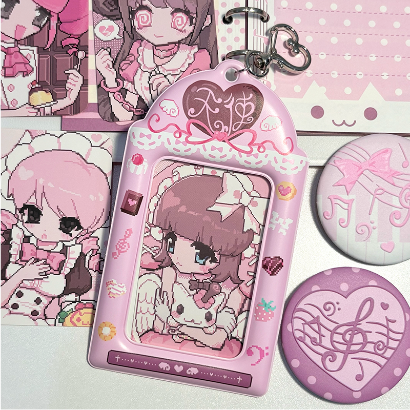 Ribbon Honey Pink Angel Card