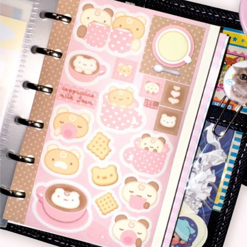 Slow Stuff Cappuccino Milk Foam Sticker