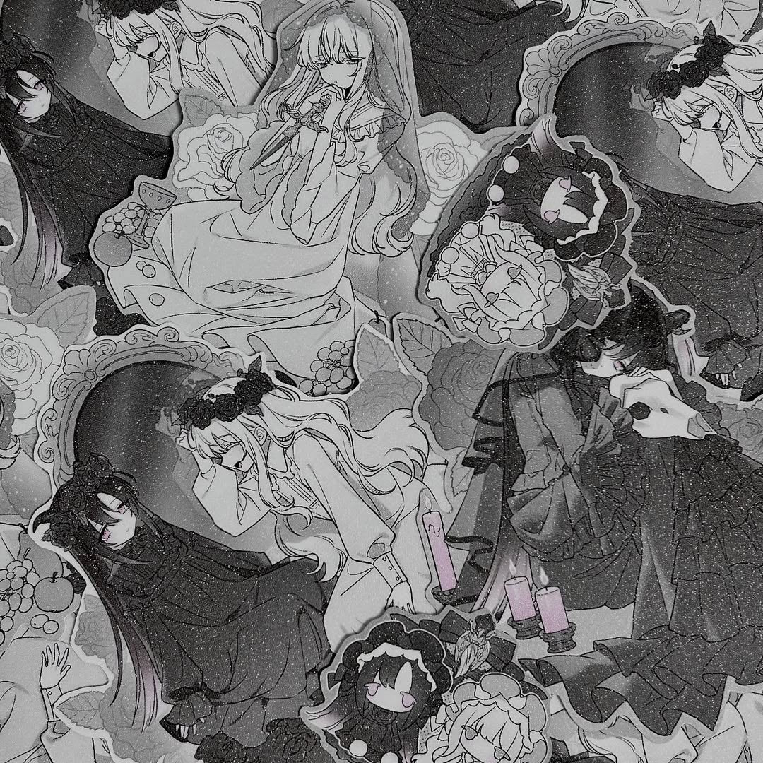 Qzzling Black Magic Sticker Pack