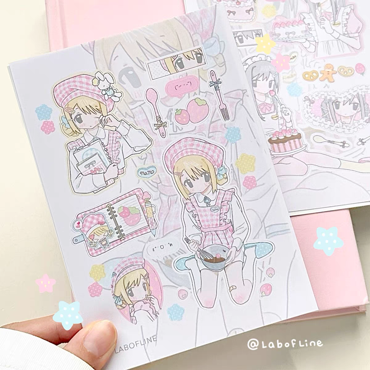 Lab of Line Baking Sticker