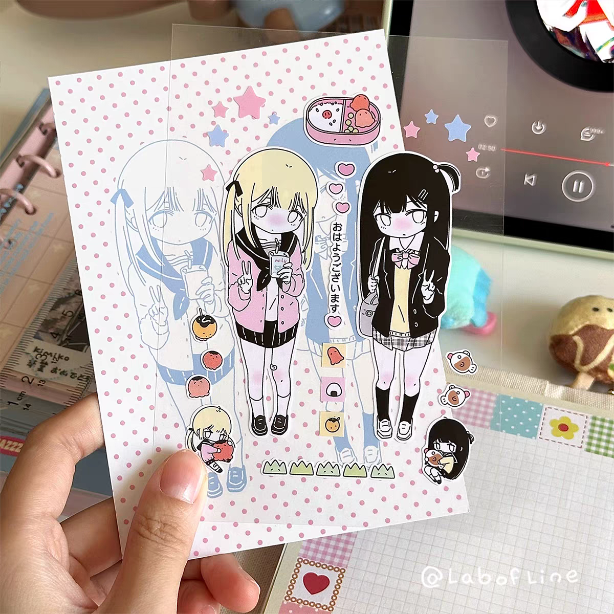 Lab of Line Break Club Sticker