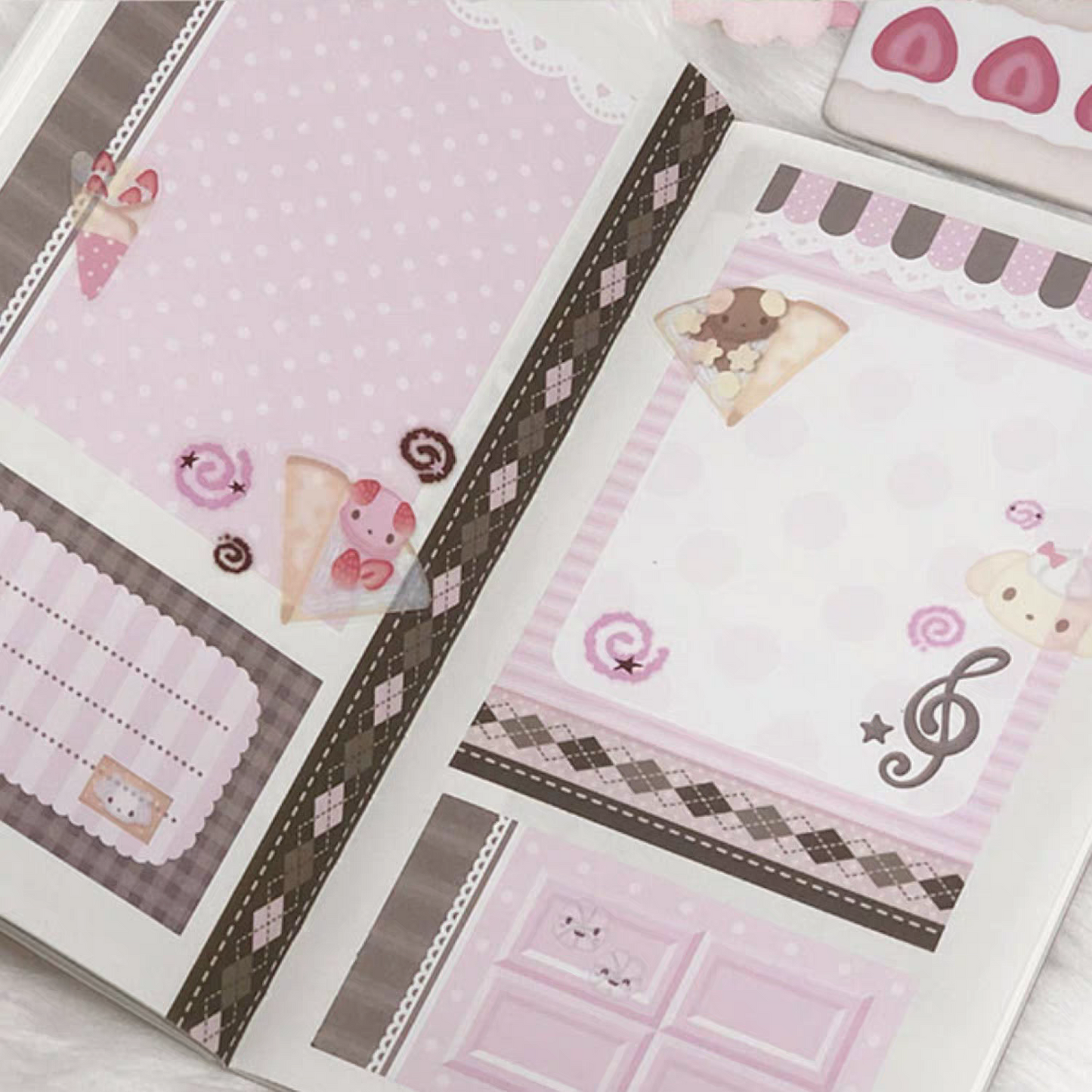 BIT BY BIT Chocolate Strawberry Washi Tape