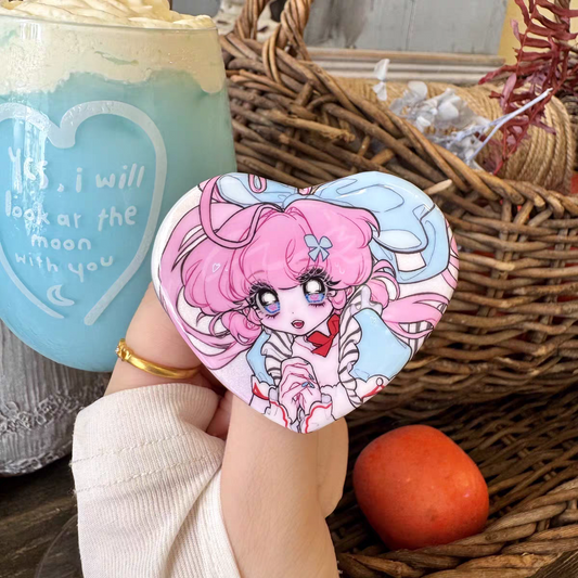 Lingqiqi Fairy Heart Pin Button