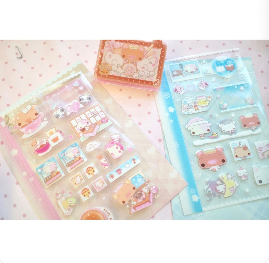 Happy Nyang Day Winter Pink Sticker