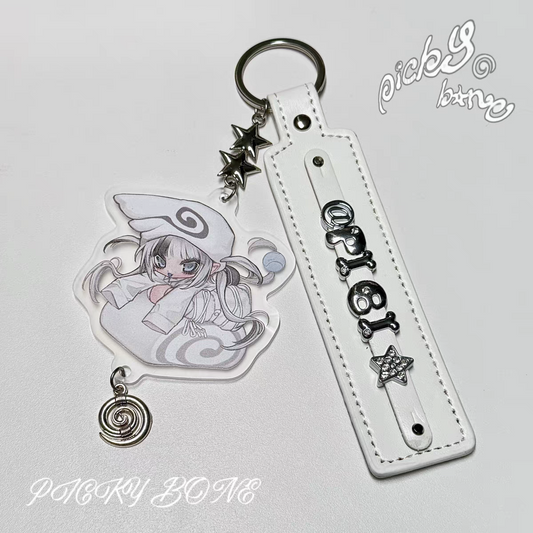 Pickybone Roll House Keychain