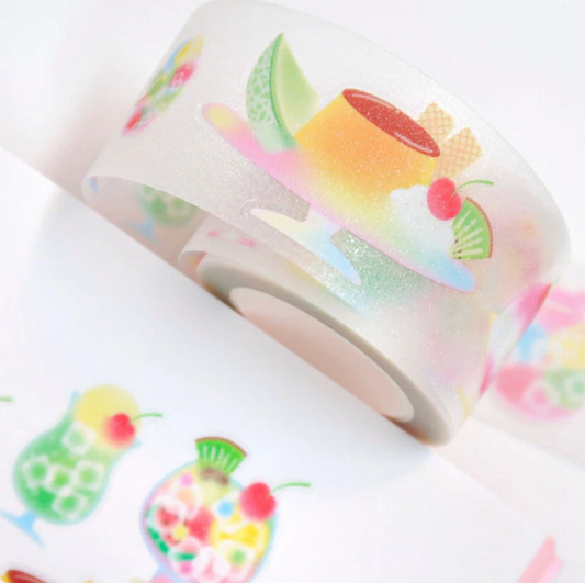 Pearly Button Sugar Chilling Kiss Cut Tape