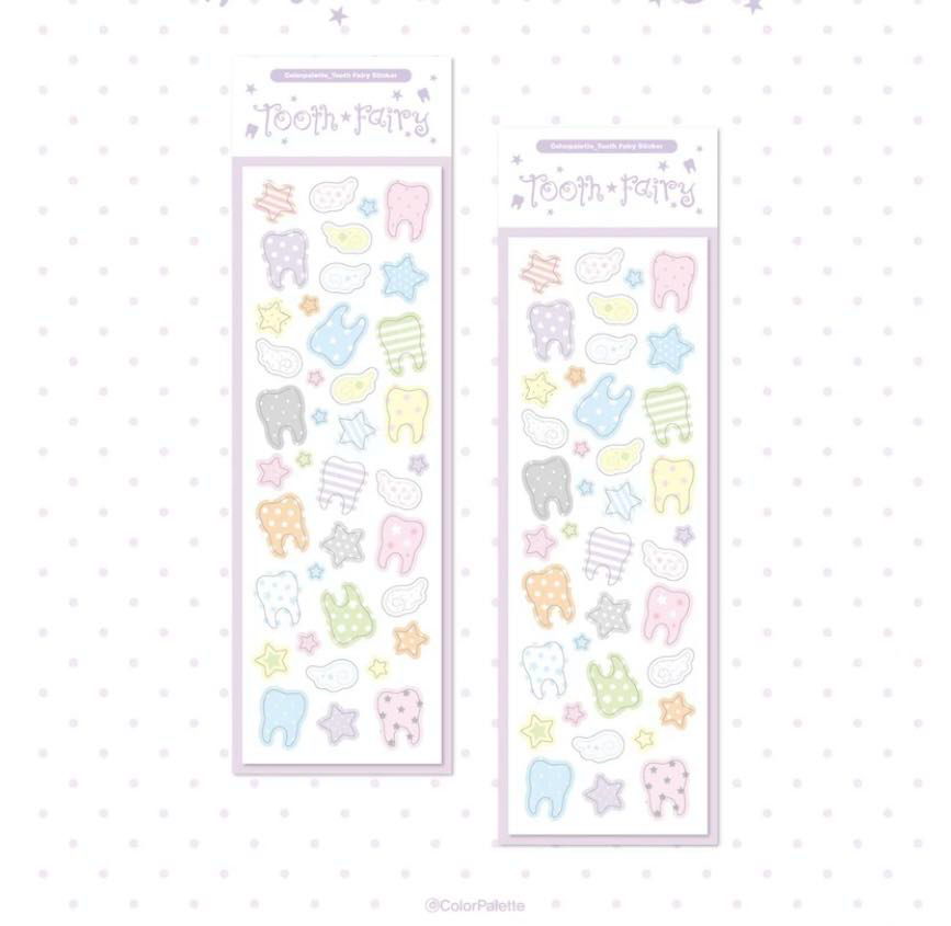 Color Palette Tooth Fairy Sticker