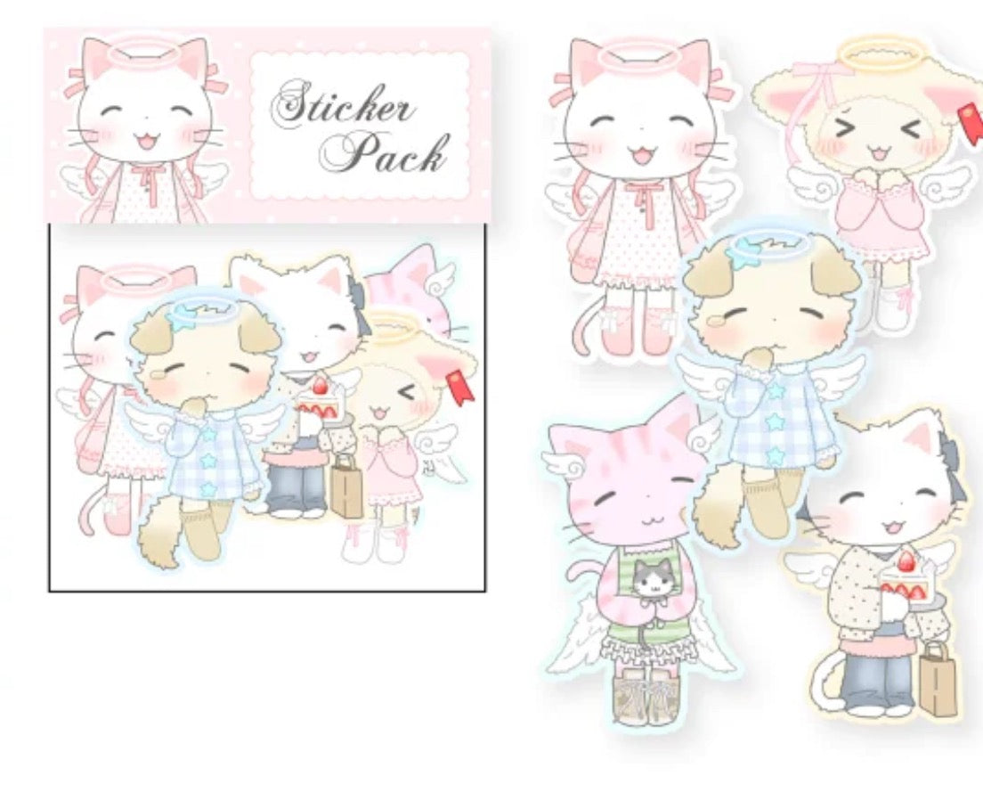 Arsene & Kiyo Angel Sticker Pack