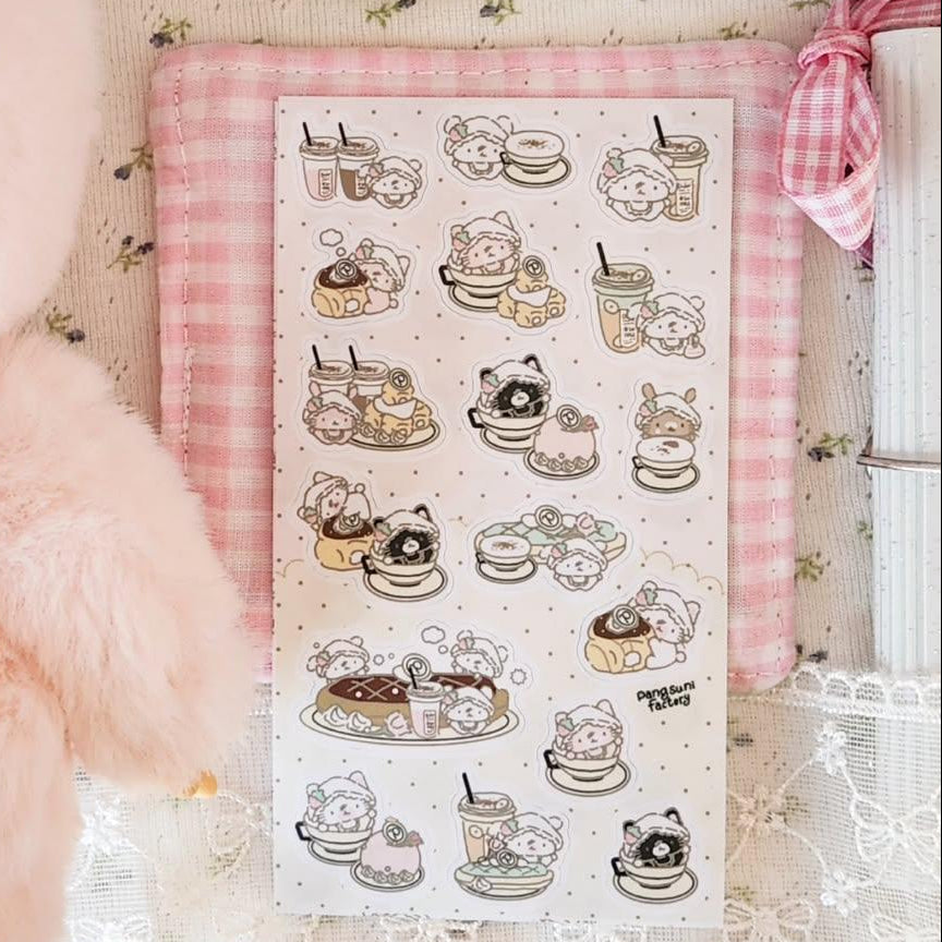 Pangsuni Factory Coffee Dessert Sticker