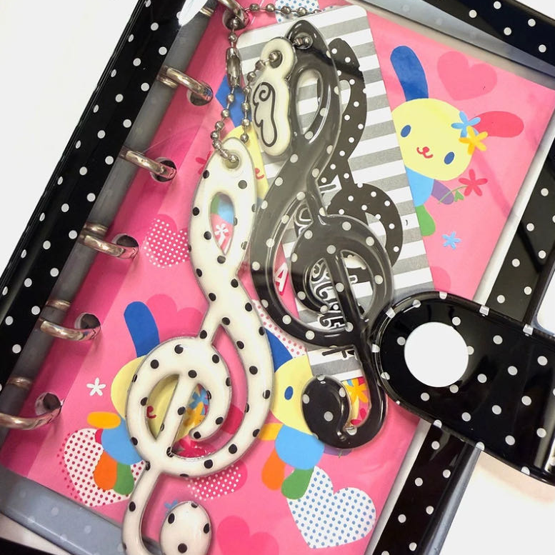 Slow Stuff Treble Clef Malang Keyring