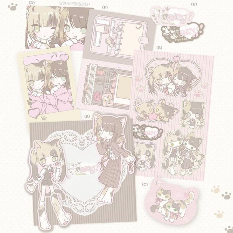 Yeonpopo & Yaongpeace Collaboration Sticker Pack