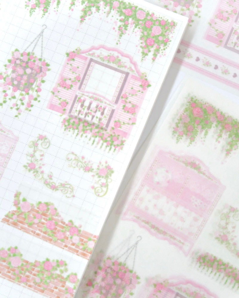 Pearly Button Cottage Garden Objects Sticker