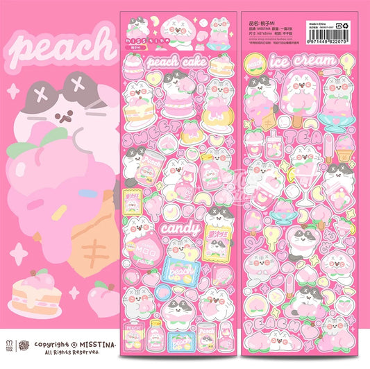 Misstina Peach Candy Sticker