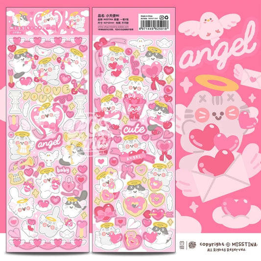 Misstina Kitty Angel Sticker