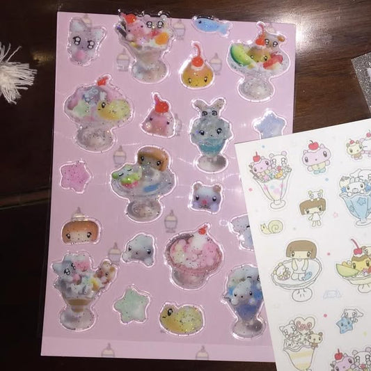 Huhuee Dessert Club 3D Sticker