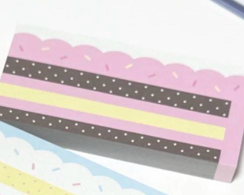 Color Palette Cake Memo Pad