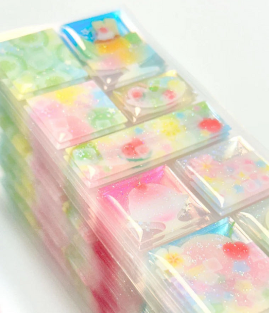 Pearly Button Cool Pop Sticker