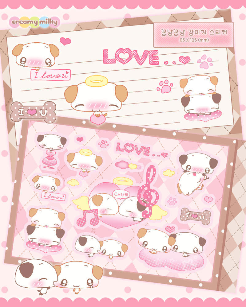 Creamy Milky Sweet Puppy Sticker