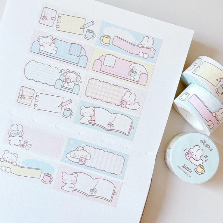 Floro Studio Homebody Memo Easy Cut Tape