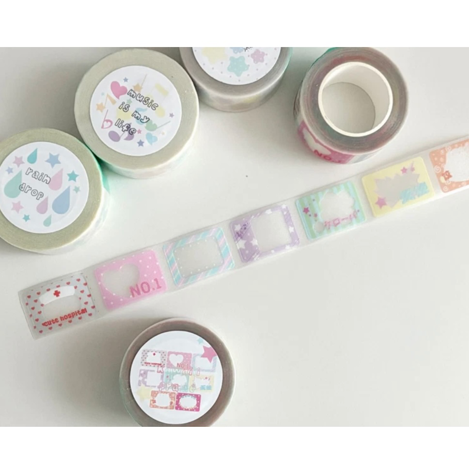 Sweets Shop Frame Kiss Cut Sticker