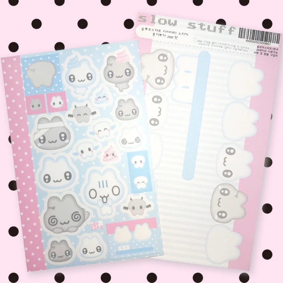 Slow Stuff Bunny Sticker