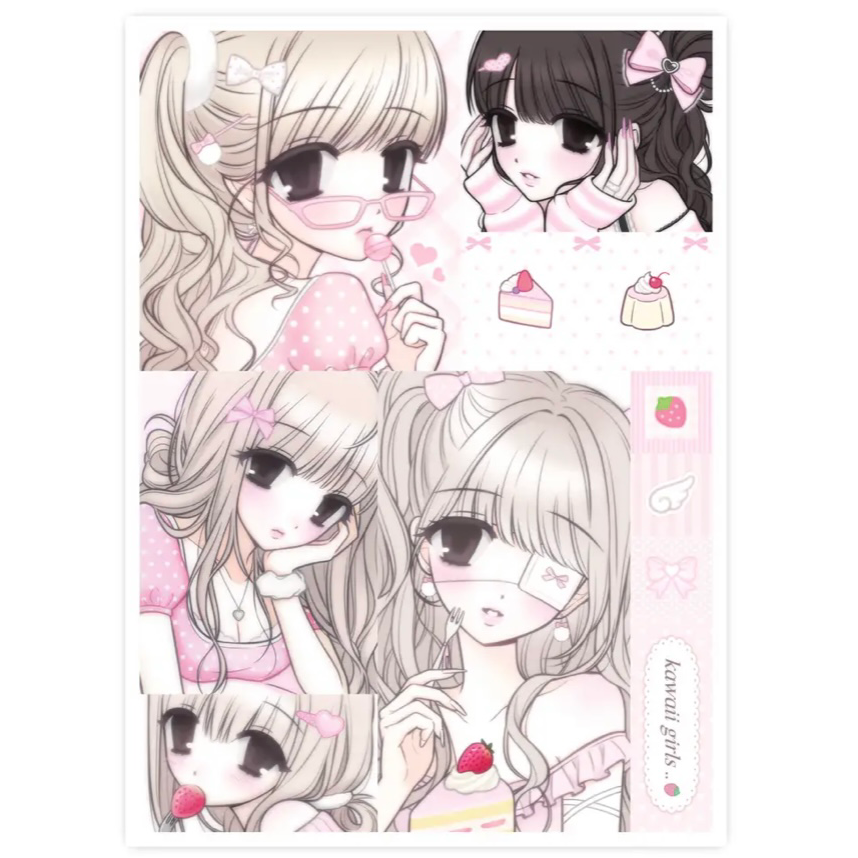 Only Nana Kawaii Girl Sticker