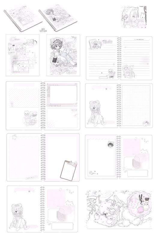 Six9w Cakeneko Notebook