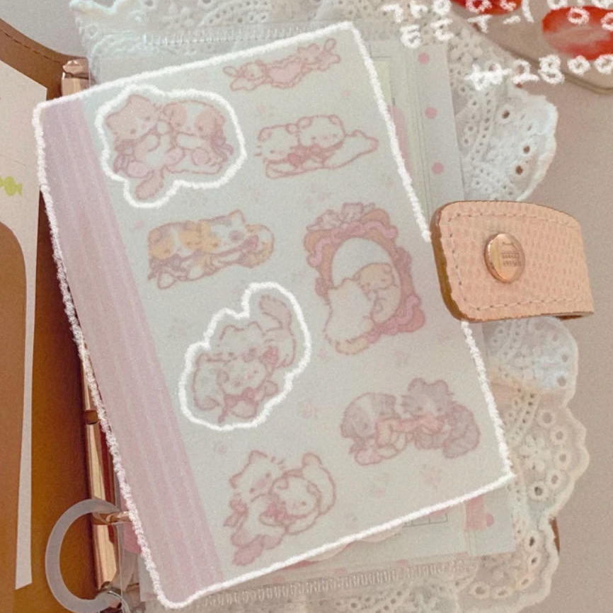 Tanpopo Kitty Puppy Sticker
