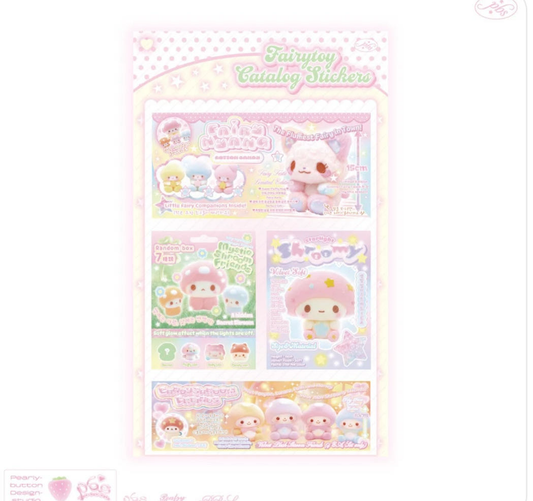 Pearly Button Fairytoy Catalog Sticker