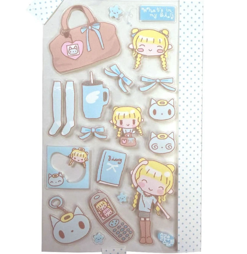 Slow Stuff Blue Bag Sticker