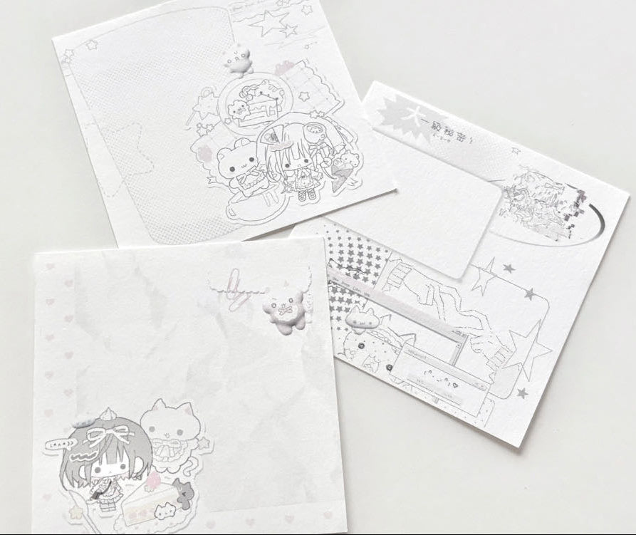 Six9w Cakeneko Memo Pad