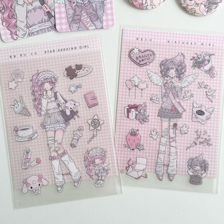 Rosemelly Birthday Girl Sticker