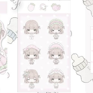 Miryoco Mini Strawberry Sticker