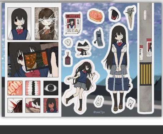 [Tawac3po] Halloween Girl Sticker