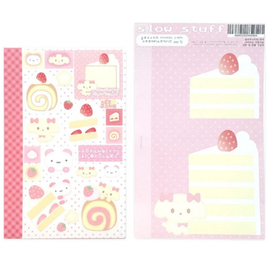 Slow Stuff Strawberry Cake Sticker