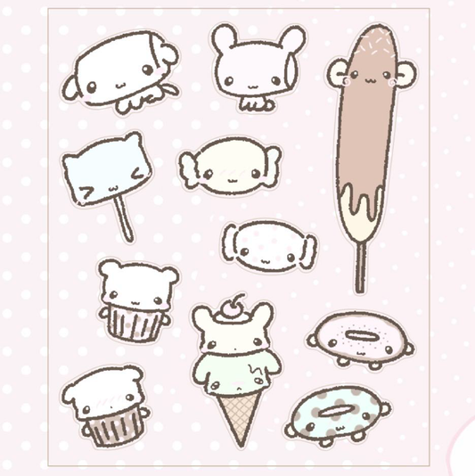 Moe Recipe Sweets Party Sticker