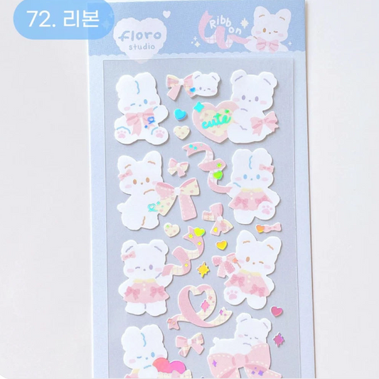 Floro Studio Ribbon Deco Sticker