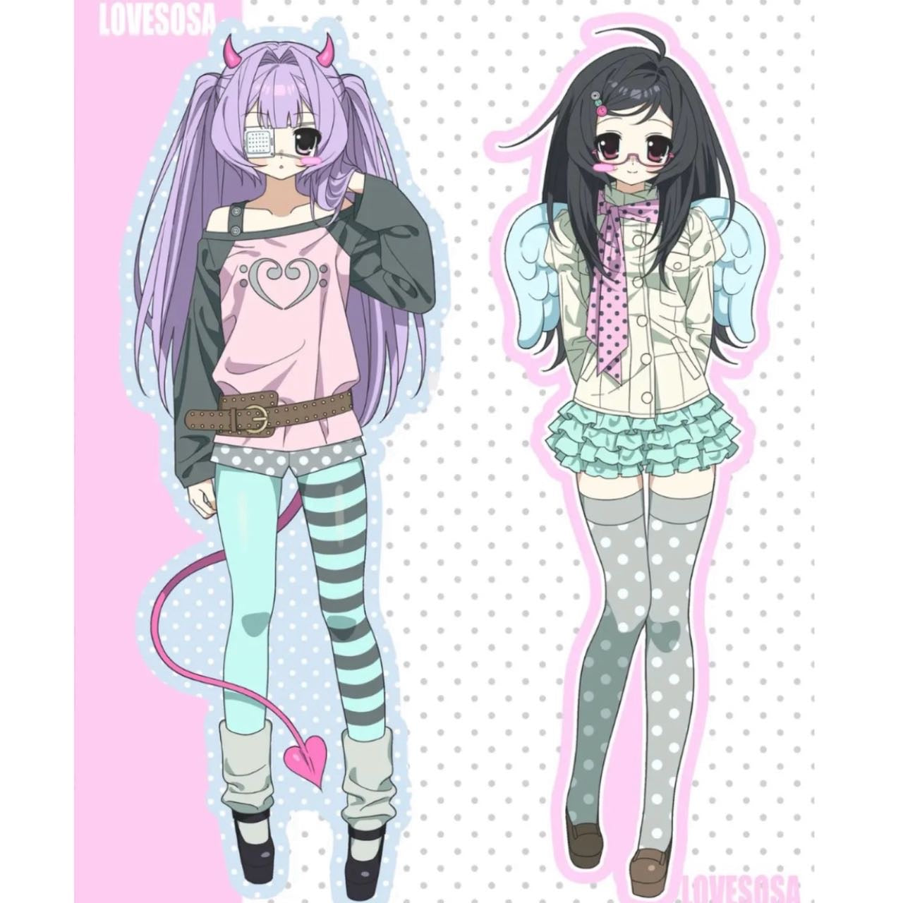 Lovesosa Kawaii Girl Sticker
