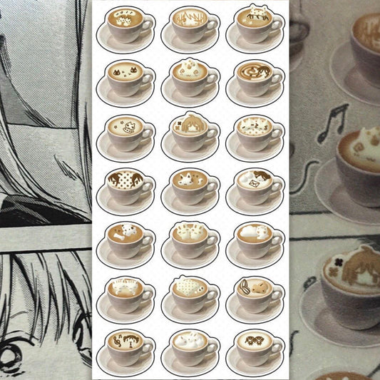 Cat Latte Sticker